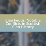 Clan Feuds: Notable Conflicts in Scottish Clan History